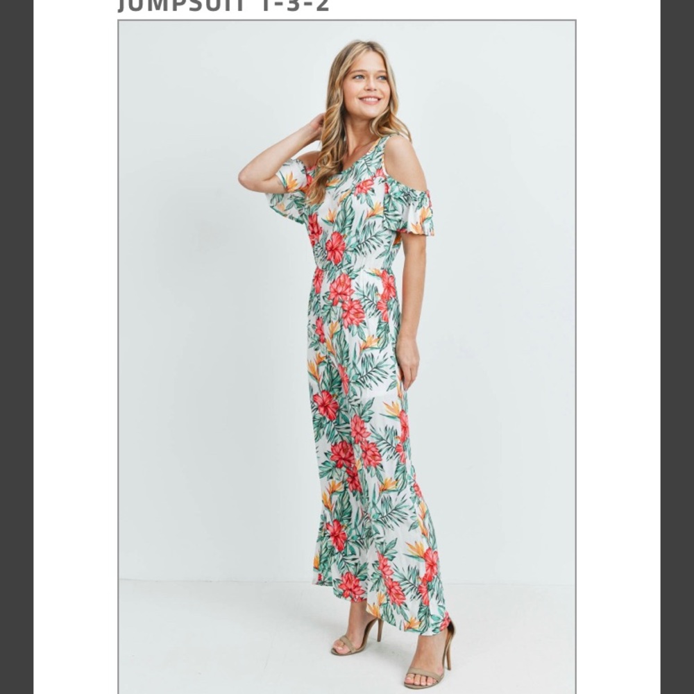 Floral jumpsuit